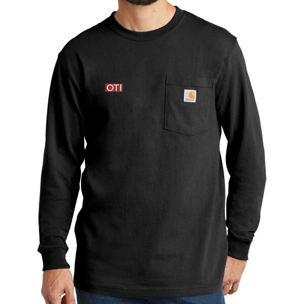   - Workwear Pocket Long Sleeve T Shirt Thumbnail